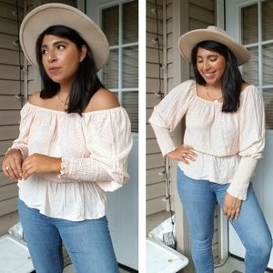 LAST KISS LIGH PINK DOT TOP